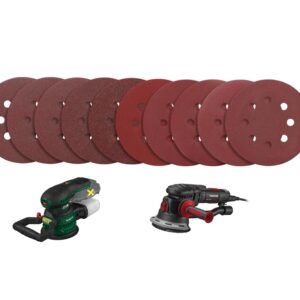 Parkside Csiszolópapír készlet excentercsiszolókhoz, 100 darabos