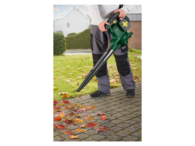 PARKSIDE Lombszívó és lombfúvó - akukkal és töltővel együtt ( 2db 4Ah akku )PLSA 40 LID3 - Image 2