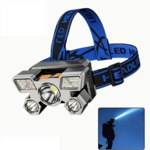 Extra erős fejlámpa, USB töltési lehetőséggel