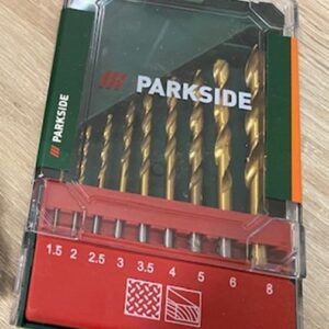 Parkside 9db-os fémfúró készlet (acél és egyéb fémekhez)